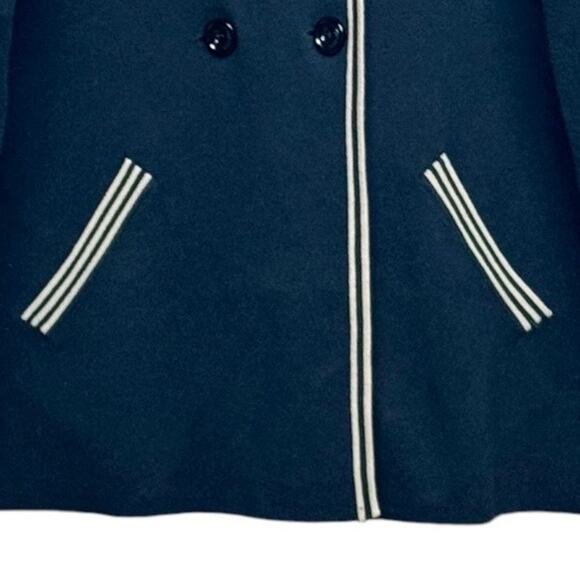 Brooks Brothers Navy Cardigan with White Trim - Picture 4 of 10